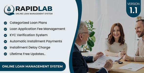 RapidLab - Online Loan Script