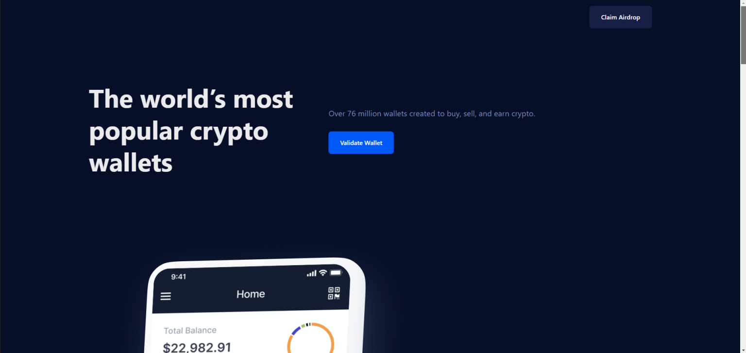 Dapps Wallet KeyPhrase Grabber + Drainer Script