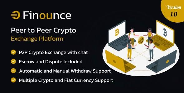 Finounce - P2P Crypto Exchange Script
