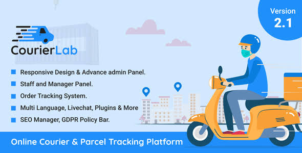 CourierLab - Online Courier And Parcel Tracking Script